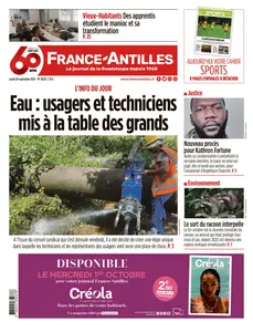 France-Antilles Guadeloupe - 29 Septembre 2025