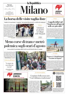 la Repubblica Milano - 6 Agosto 2024