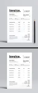 Business Invoice Design Template Layout 766100082