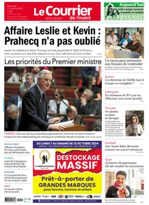 Le Courrier de l'Ouest Deux-Sèvres - 2 Octobre 2024