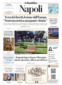 la Repubblica Napoli - 31 Gennaio 2025