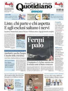 Quotidiano di Puglia Brindisi - 25 Ottobre 2025