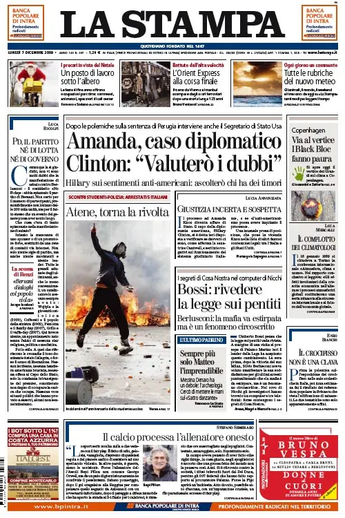 La Stampa (07-12-09)