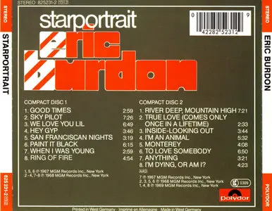 Eric Burdon – Starportrait (Comp. 1985) (2-CD)