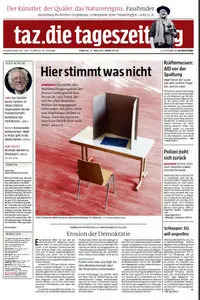 Tageszeitung TAZ vom 12 Mai 2015