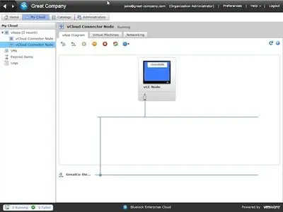 VMware vCloud Director Organizations
