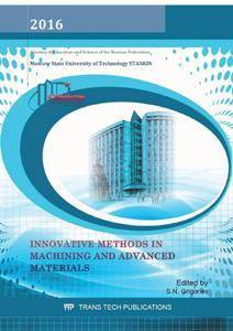 Innovative Methods in Machining and Advanced Materials