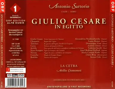 Attlilio Cremonesi, La Cetra - Antonio Sartorio: Giulio Cesare in Egitto (2005)