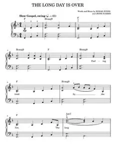 The long day is over - Norah Jones (Easy Piano)