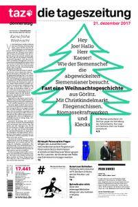 taz. die tageszeitung - 21. Dezember 2017
