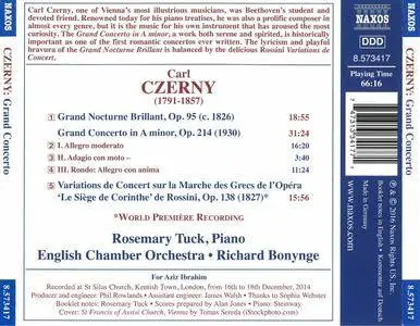 Rosemary Tuck, English CO, Richard Bonynge - Carl Czerny: Grand Concerto in A minor; Grand Nocturne Brillant (2016)