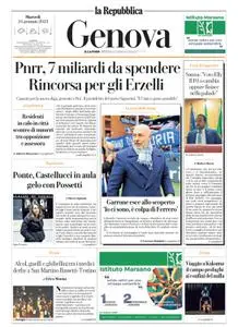 la Repubblica Genova - 24 Gennaio 2023