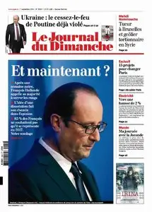 Le Journal du Dimanche No.3530 - Dimanche 7 Septembre 2014