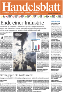 Handelsblatt vom Dienstag, 02. Dezember 2014