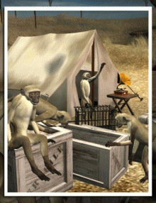 SilverKey 3d Monkey