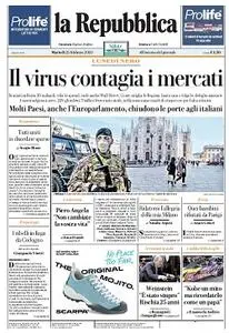 la Repubblica - 25 Febbraio 2020