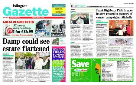 Islington Gazette – October 12, 2017