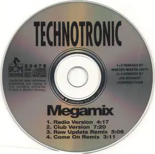 Technotronic - Megamix (Europe CD5) (1990) {BCM} **[RE-UP]**