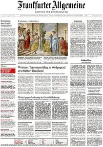 Frankfurter Allgemeine Zeitung vom Dienstag/Mittwoch, 31./01. Dezember/Januar 2013/2014
