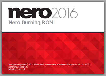 Nero Burning ROM 2016 17.0.00300