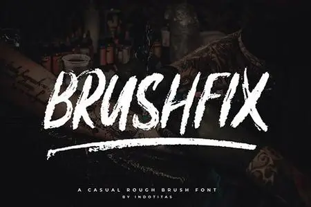 Brushfix Font