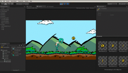 Creating Collectible Items for 2D Games in Unity