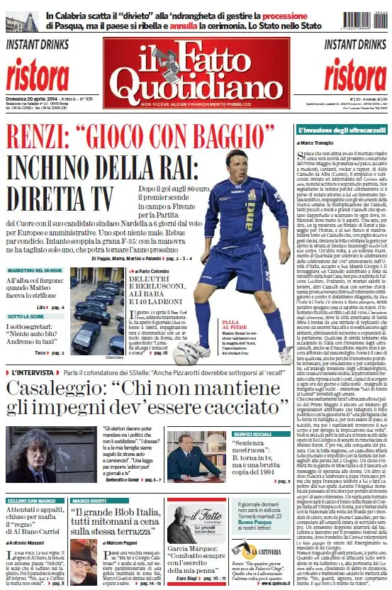 Il Fatto Quotidiano (20-04-14)