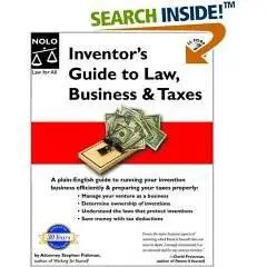 Inventors Guide To Law Business And Taxes - Nolo Press