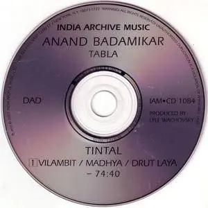 Anand Badamikar - Tintal (2007) {India Archive Music} **[RE-UP]**