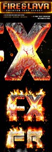 GraphicRiver Fire Burn & Lava Style