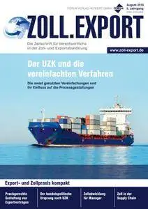 Zoll.Export - August 2016