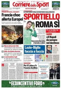 Il Corriere dello Sport Roma - 15.11.2015