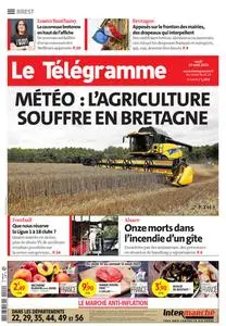 Le Télégramme Brest Abers Iroise - 10 Août 2023