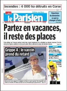 Le Parisien, du Vendredi 24 Juillet 2009.