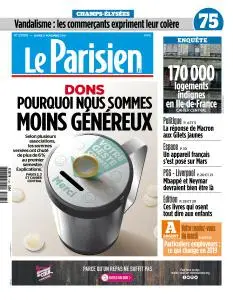 Le Parisien du Mardi 27 Novembre 2018