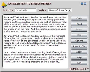 Advanced Text To Speech Reader 3.5