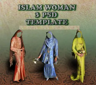 Islam Woman PSD templates 
