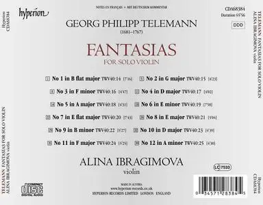 Alina Ibragimova - Georg Philipp Telemann: Fantasias for solo violin (2022)