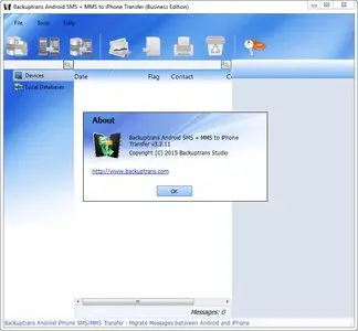 Backuptrans Android SMS + MMS to iPhone Transfer 3.2.11