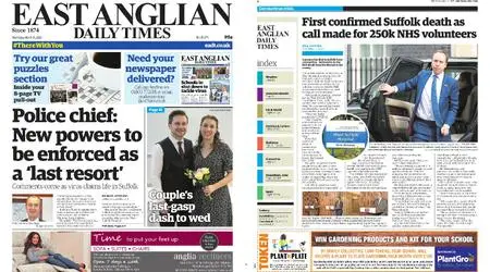 East Anglian Daily Times – March 25, 2020