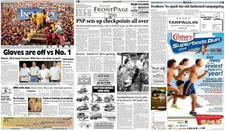 Philippine Daily Inquirer – January 10, 2010