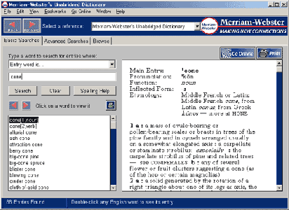 Merriam-Webster Unabridged CD-Rom