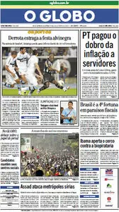 Jornal O Globo - 23 de julho de 2012 - Segunda