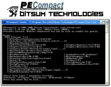 Bitsum PECompact 3.03.18 Beta Multilanguage