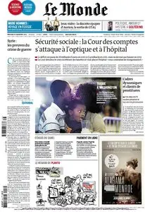 Le Monde et Suppléments du Mecredi 18 Septembre 2013