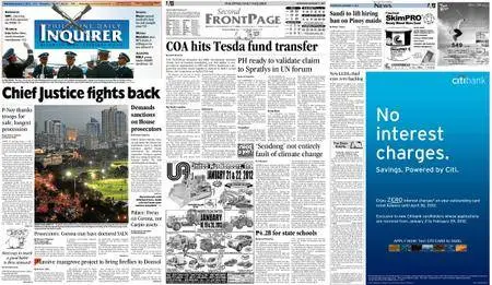Philippine Daily Inquirer – January 11, 2012