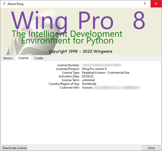 Wing IDE Professional 8.1.3 (Win / macOS / Linux)