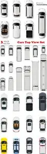 Vectors - Cars Top View Set 2