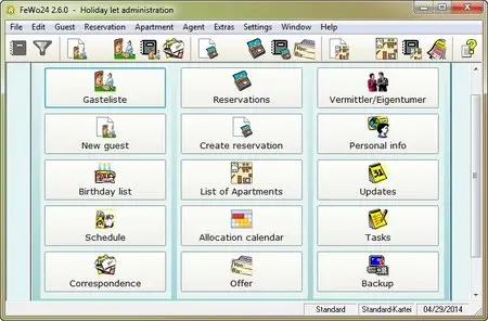 FeWo24 Holiday let administration 2.6.0d Bilanguage