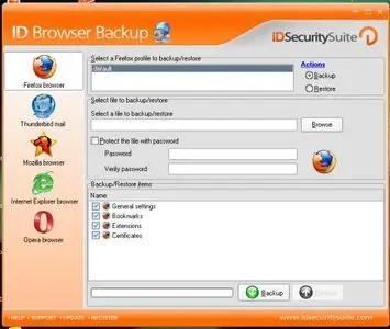 Portable.ID Browser Backup 1.2